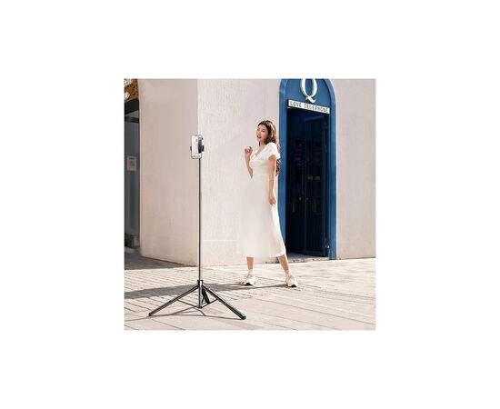 Монопод для селфі RTAKO трипод ZP220 Pro Ultra-Wide Angle Selfie Stick Black (6942063213376), зображення 6