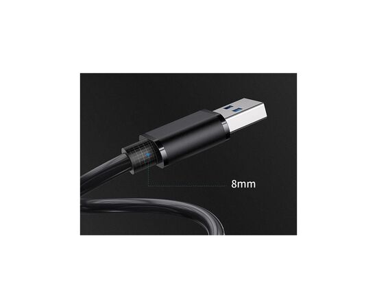 Дата кабель USB 2.0 AM/AM 1.0m 5Gbps Essager (EXCAA2-YT01), изображение 2