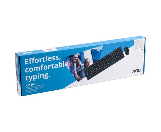 Комплект AOC KM160B USB UA Black (KM160B/97), зображення 12