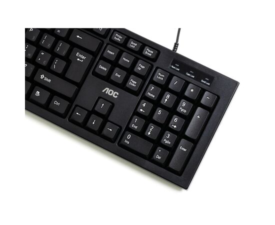 Комплект AOC KM160B USB UA Black (KM160B/97), зображення 6