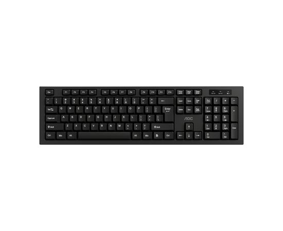 Комплект AOC KM210B Wireless UA Black (KM210B/97), зображення 2