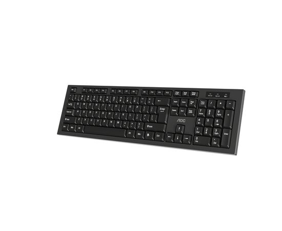 Комплект AOC KM210B Wireless UA Black (KM210B/97), зображення 8