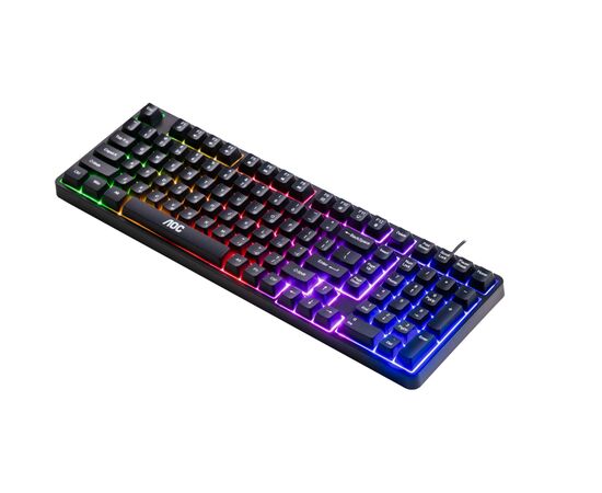 Клавиатура AOC GK116B LED USB UA Black (GK116B/97), изображение 2