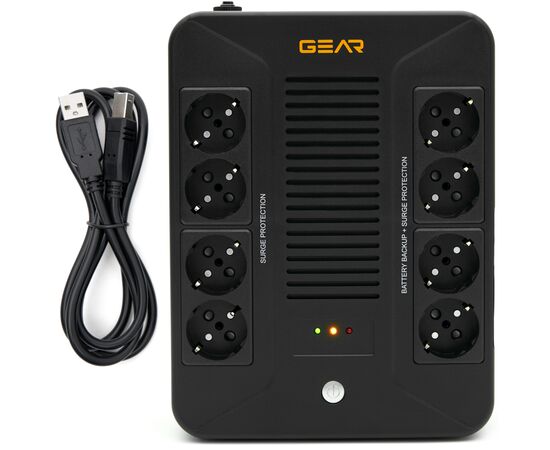 Источник бесперебойного питания GEAR GU-850PLUS6, изображение 2