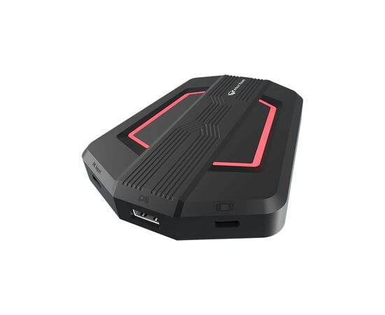 Концентратор Meetion USB-C 6-in-1 3xUSB + 2xUSB-C + 3.5mm black (MT-AP015-A), изображение 2