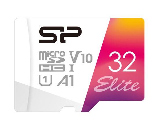 Карта пам'яті Silicon Power 32GB microSD class10 UHS-I A1 V10 Elite COLOR (SP032GBSTHBV1V20SP), зображення 2