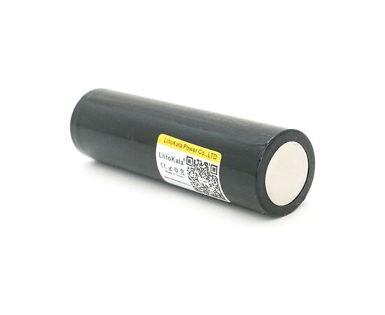 Аккумулятор 18650 3400mah (3250-3350mah), 3.7V(2.75-4.2V), Black Liitokala (Lii-34A), изображение 2