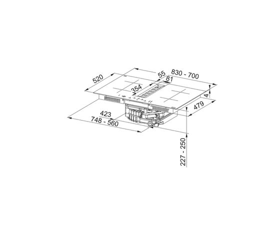 Варочная поверхность Franke Smart 2Gether FSM 7072 4RC R HI (340.0731.893), изображение 6
