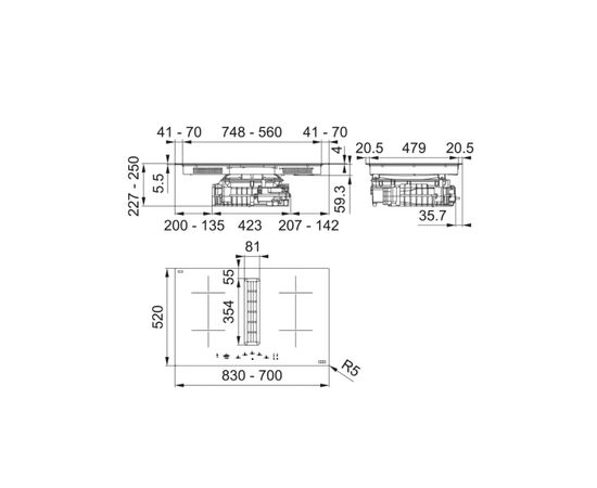 Варочна поверхня Franke Smart 2Gether FSM 7072 4RC HI (340.0731.892), зображення 7