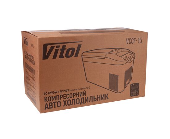 Автохолодильник VITOL 15 л. (VCCF-15), изображение 11