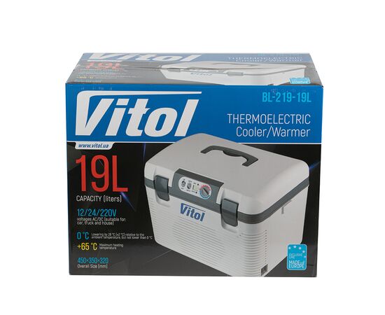 Автохолодильник VITOL 19 л (BL-219-19L), изображение 11