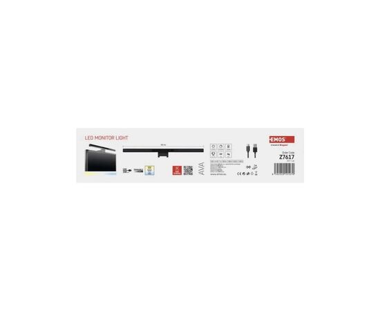 Настольная лампа EMOS на монитор 200Lm 5.6W (Z7617), изображение 6