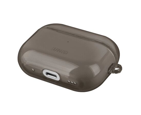 Чехол для наушников Uniq Glase AirPods Pro 2 gen Glossy Smoke (8886463683590), изображение 2