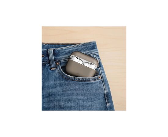 Чехол для наушников Uniq Glase AirPods Pro 2 gen Glossy Smoke (8886463683590), изображение 6