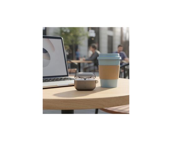 Чехол для наушников Uniq Glase AirPods Pro 2 gen Glossy Smoke (8886463683590), изображение 7