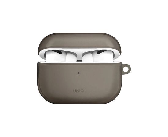Чехол для наушников Uniq Glase AirPods Pro 2 gen Glossy Smoke (8886463683590)