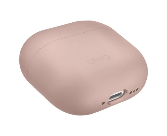 Чехол для наушников Uniq Lino AirPods 4 Silicone Pink Blush (8886463691380), изображение 4