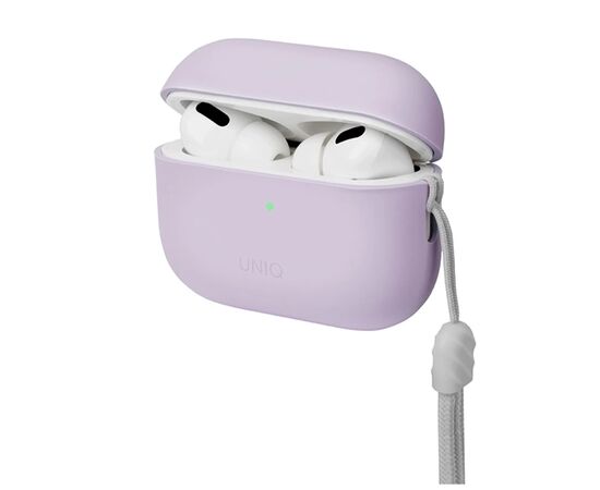 Чехол для наушников Uniq Lino AirPods Pro 2 gen Silicone Lilac lavender (8886463683569), изображение 2