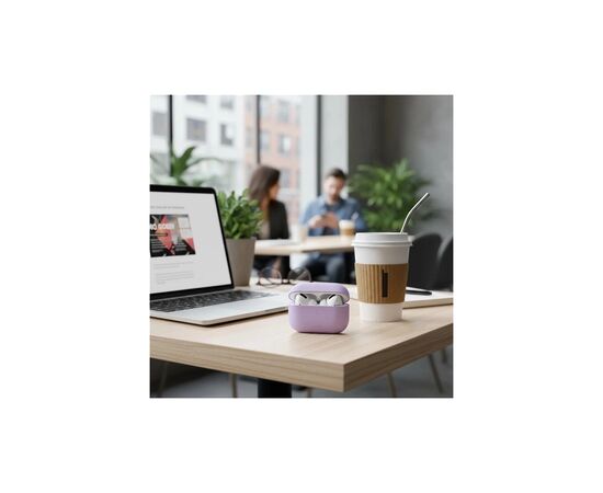 Чехол для наушников Uniq Lino AirPods Pro 2 gen Silicone Lilac lavender (8886463683569), изображение 7