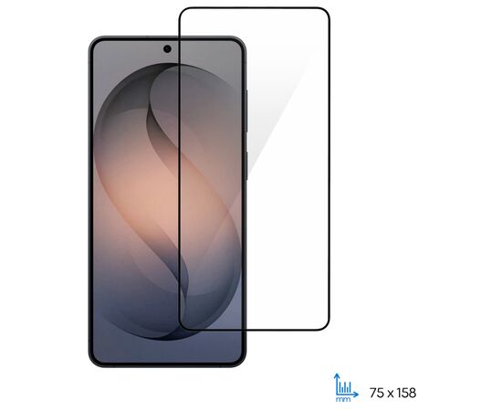 Стекло защитное 2E 2.5D FCFG Samsung Galaxy S26+ 5G (S947) Black (2E-G-S26P-SMFCFG-BB), изображение 2
