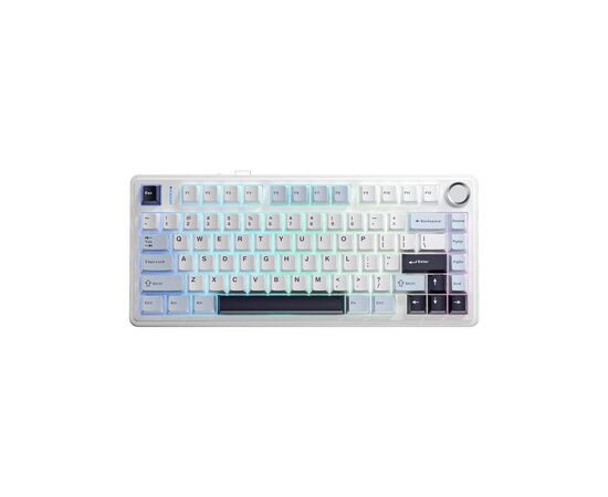 Клавиатура Aula F75 Pink Switch USB UA White (6978080504883)