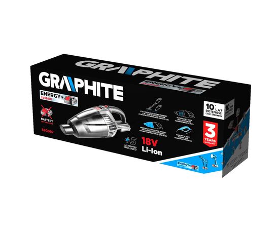 Пылесос строительный Graphite Energy+ (58G097), изображение 10