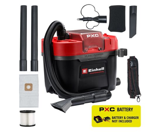 Пилосос будівельний Einhell TP-VC 18/10 Li BL (2347155)