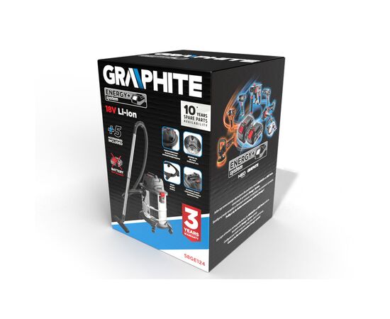 Пылесос строительный Graphite Energy+ (58GE124), изображение 20