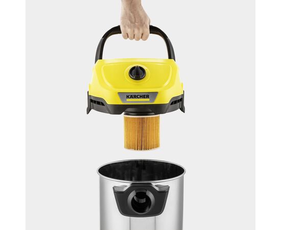Пилосос будівельний Karcher WD 3-18 S V-17/20 (1.628-575.0), зображення 3