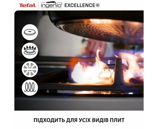 Набір посуду Tefal Ingenio Excellence+, 13 предметів, чорний (P0009753), зображення 11
