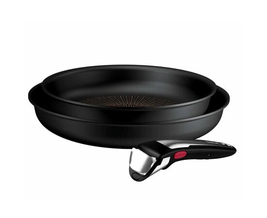 Набор посуды Tefal Ingenio Excellence+, 3 предмети, чорний (P0009553)