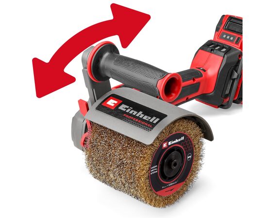 Шлифовальная машина Einhell Professional TP-BR 18/32 Li BL - Solo 100мм, 18V, 900-3200об/мин, D120мм (без АКБ и ЗУ) (4468000), изображение 6