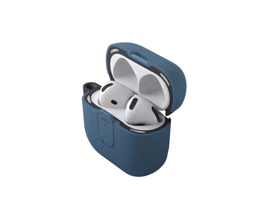 Чехол для наушников Uniq Clyde для AirPods 4 Lock Case Blue (8886463693209), изображение 2
