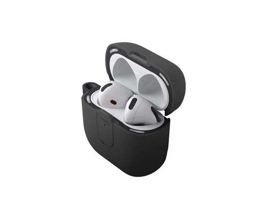 Чохол для навушників Uniq Clyde для AirPods 4 Lock Case Black (8886463693193), зображення 2