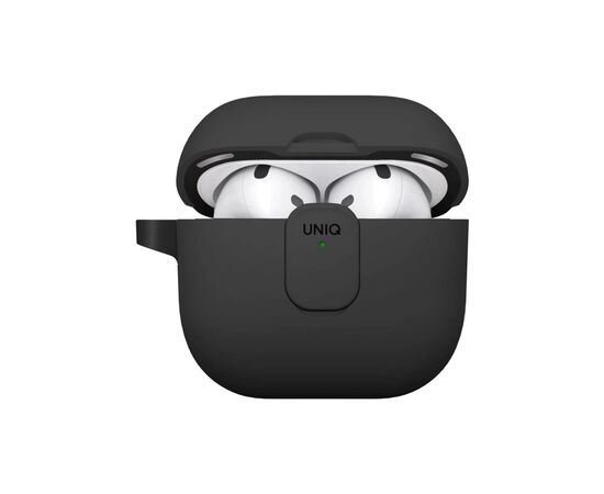 Чохол для навушників Uniq Clyde для AirPods 4 Lock Case Black (8886463693193), зображення 3