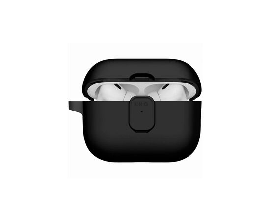 Чехол для наушников Uniq Clyde для AirPods Pro 3 gen Black/Grey (8886463696965), изображение 2