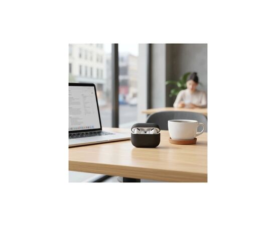 Чехол для наушников Uniq Lino AirPods Pro 2 gen Silicone Ash Grey (8886463683521), изображение 10