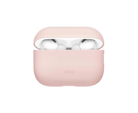 Чехол для наушников Uniq Lino для AirPods Pro 3 gen Silicone Pink (8886463696873), изображение 2