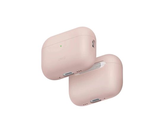 Чехол для наушников Uniq Lino для AirPods Pro 3 gen Silicone Pink (8886463696873)