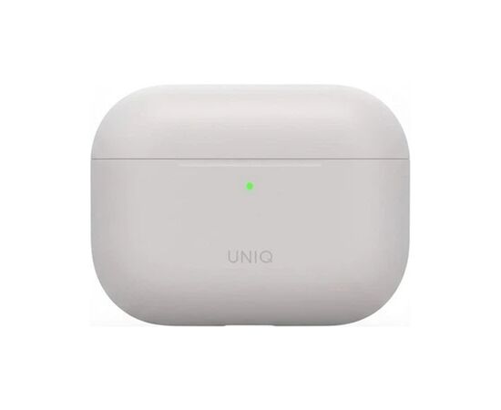 Чехол для наушников Uniq Lino для AirPods Pro 3 gen Silicone Grey (8886463696866), изображение 2