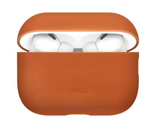 Чохол для навушників Uniq Lino для AirPods Pro 3 gen Silicone Orange (8886463696903), зображення 2