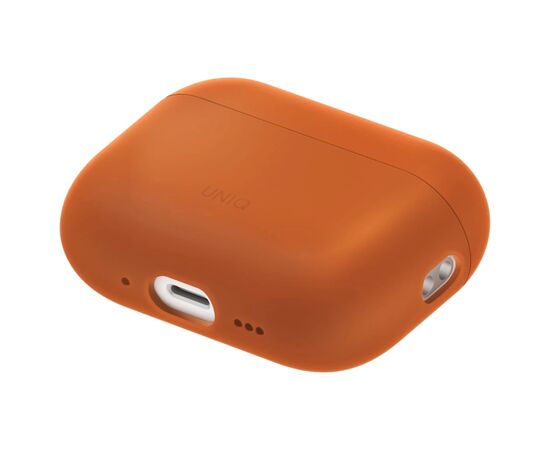 Чохол для навушників Uniq Lino для AirPods Pro 3 gen Silicone Orange (8886463696903), зображення 4