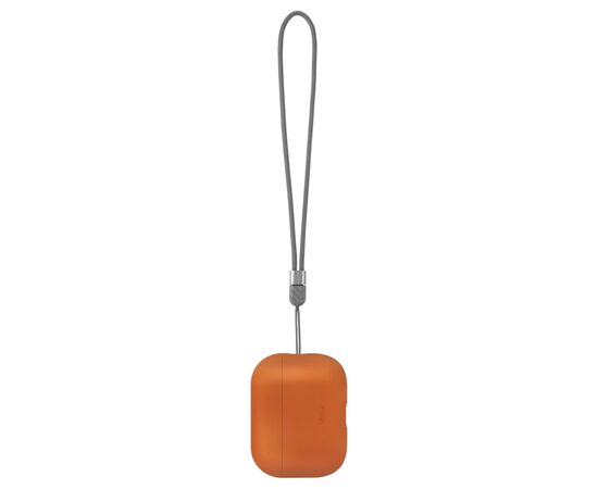 Чохол для навушників Uniq Lino для AirPods Pro 3 gen Silicone Orange (8886463696903), зображення 5