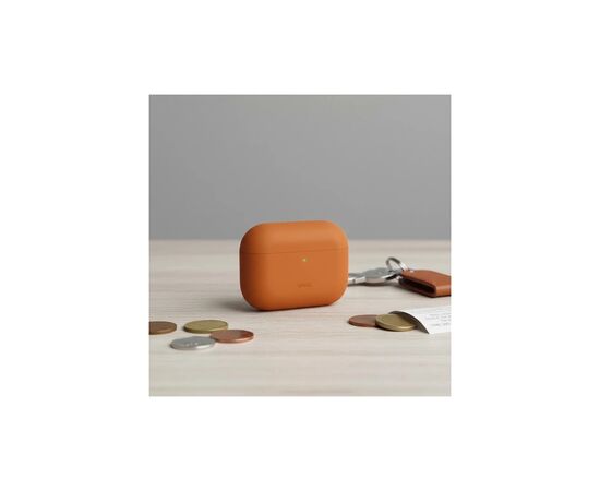 Чохол для навушників Uniq Lino для AirPods Pro 3 gen Silicone Orange (8886463696903), зображення 8