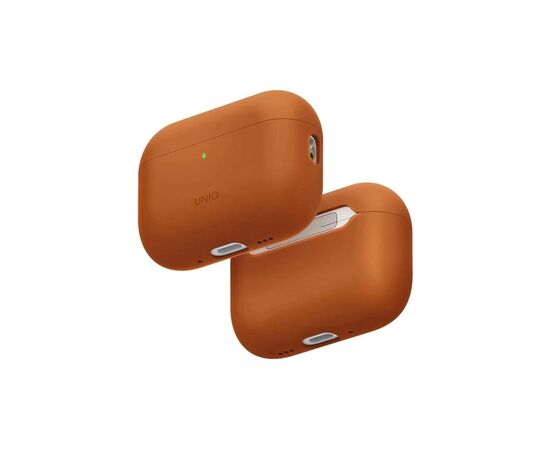 Чохол для навушників Uniq Lino для AirPods Pro 3 gen Silicone Orange (8886463696903)