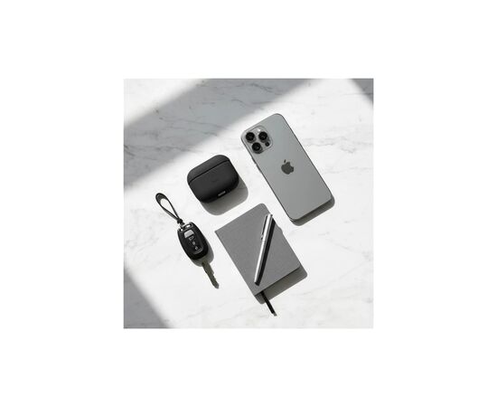 Чохол для навушників Uniq Lyden DS AirPods 4 Dallas Black (8886463691328), зображення 7
