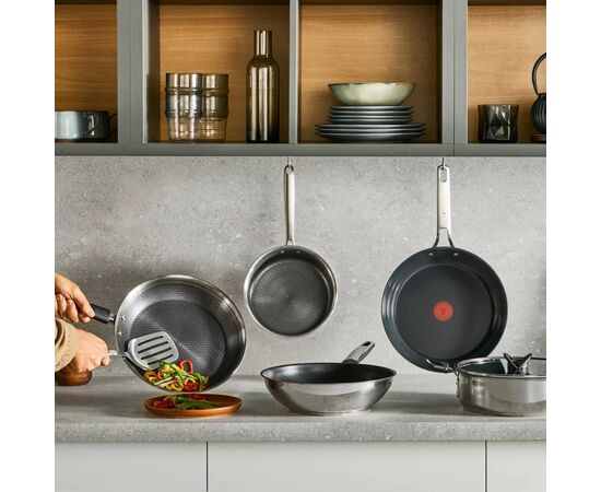 Сковорода Tefal ВОК Emotion+, 28см, чорний (E3271944), зображення 7