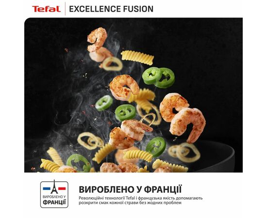 Сковорода Tefal ВОК Excellence Fusion,28см, чорний (G3381902), зображення 10