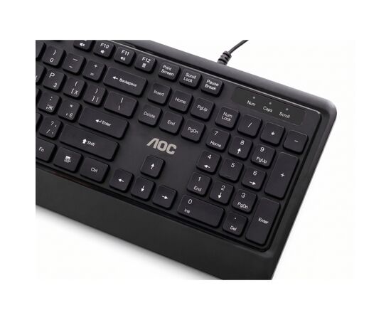 Комплект AOC KM220B USB UA Black (KM220B/97), зображення 6
