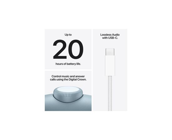 Навушники Apple AirPods Max 2 Blue (MHWM4ZE/A), зображення 7